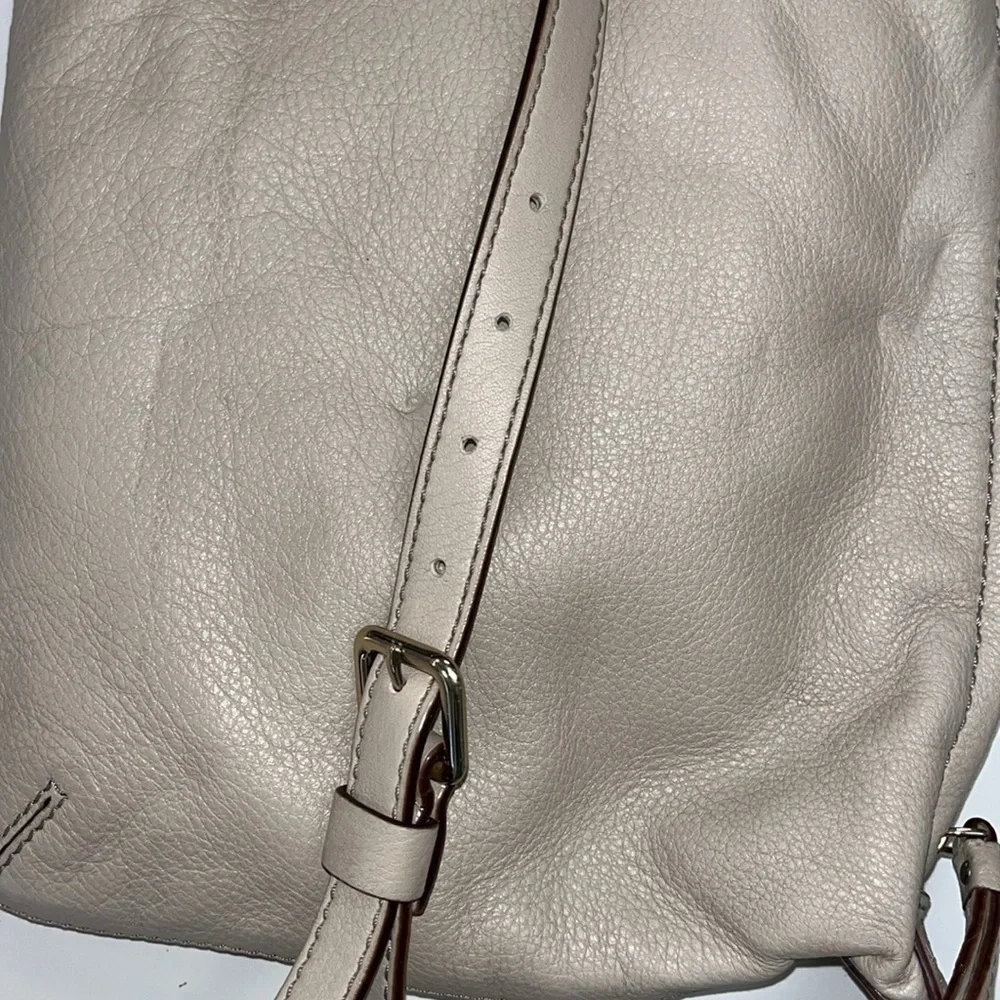 Kate ♠️ Spade bone colored leather crossbody bag